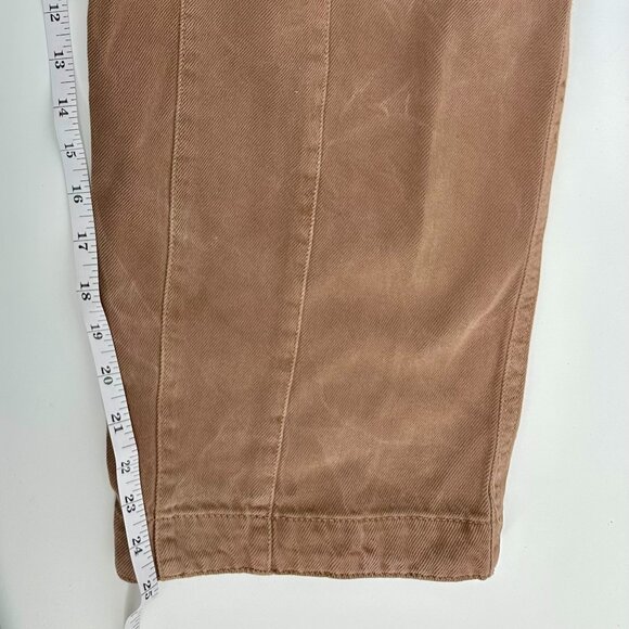 NWT We The Free Overalls NWT Size XL | Bronze Brown 100% Cotton Utility Jumpsuit - Picture 10 of 13